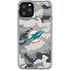 NFL Miami Dolphins Camo iPhone 11 Pro Clear Case