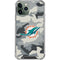 NFL Miami Dolphins Camo iPhone 11 Pro Max Clear Case