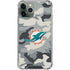 NFL Miami Dolphins Camo iPhone 11 Pro Max Clear Case