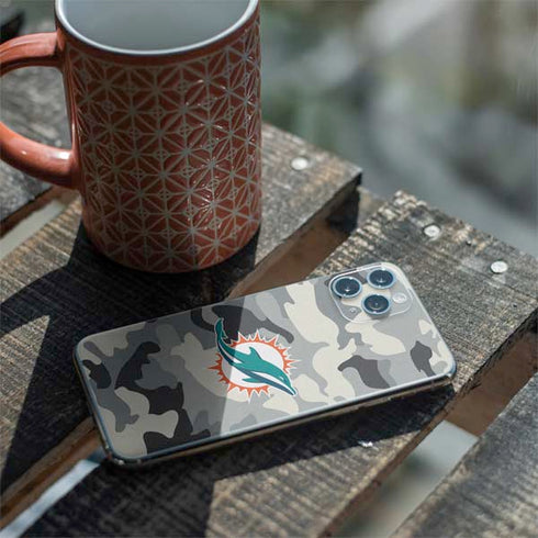 NFL Miami Dolphins Camo iPhone 11 Pro Skin