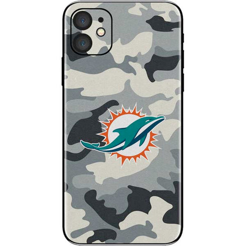 NFL Miami Dolphins Camo iPhone 11 Skin