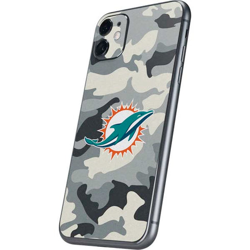 NFL Miami Dolphins Camo iPhone 11 Skin