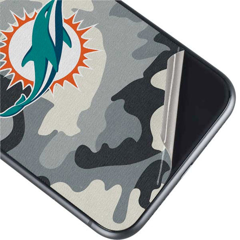 NFL Miami Dolphins Camo iPhone 11 Skin