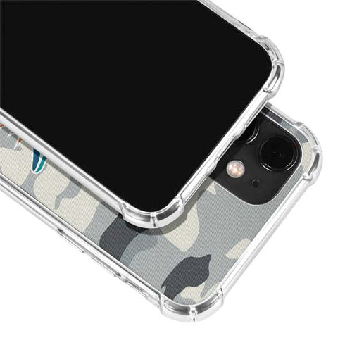 NFL Miami Dolphins Camo iPhone 12 Clear Case