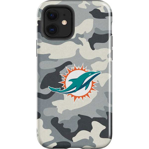 NFL Miami Dolphins Camo iPhone 12 Impact Case