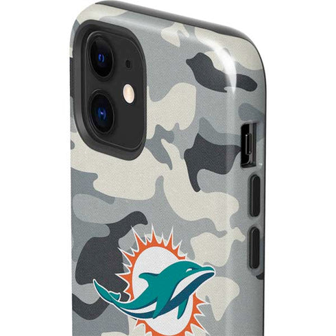 NFL Miami Dolphins Camo iPhone 12 Impact Case