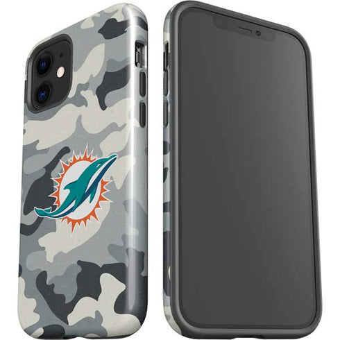 NFL Miami Dolphins Camo iPhone 12 Impact Case