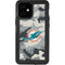 NFL Miami Dolphins Camo iPhone 12 Mini Waterproof Case