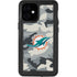 NFL Miami Dolphins Camo iPhone 12 Mini Waterproof Case