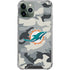 NFL Miami Dolphins Camo iPhone 12 Pro Clear Case