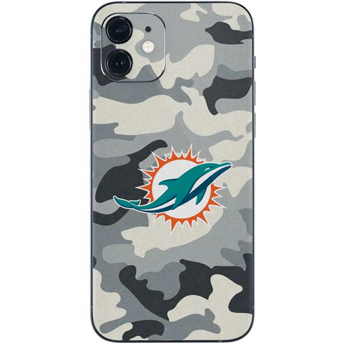 NFL Miami Dolphins Camo iPhone 12 Skin