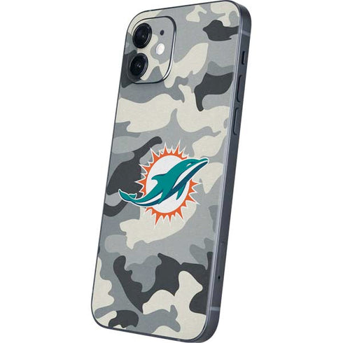NFL Miami Dolphins Camo iPhone 12 Skin
