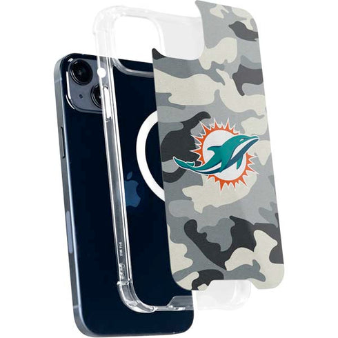 NFL Miami Dolphins Camo iPhone 13 MagSafe Case