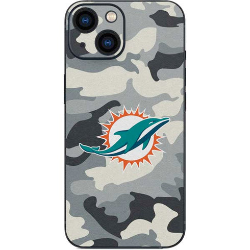 NFL Miami Dolphins Camo iPhone 13 Mini Skin