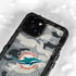 NFL Miami Dolphins Camo iPhone 13 Mini Waterproof Case