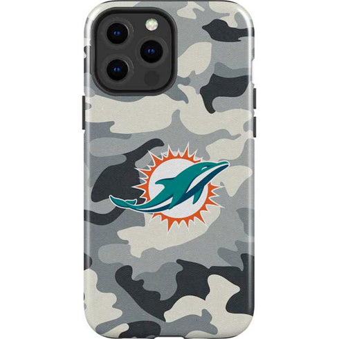 NFL Miami Dolphins Camo iPhone 13 Pro Max Impact Case