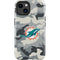 NFL Miami Dolphins Camo iPhone 15 Plus Impact Case