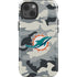 NFL Miami Dolphins Camo iPhone 15 Impact Case