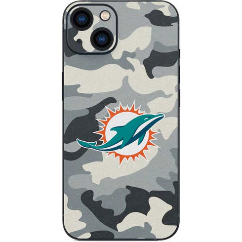 NFL Miami Dolphins Camo iPhone 14 Plus Skin
