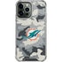 NFL Miami Dolphins Camo iPhone 15 Pro Max Clear Case