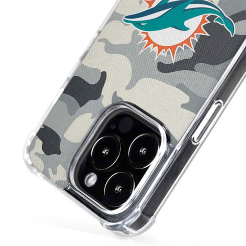 NFL Miami Dolphins Camo iPhone 14 Pro Max MagSafe Case