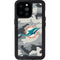 NFL Miami Dolphins Camo iPhone 14 Pro Max Waterproof Case