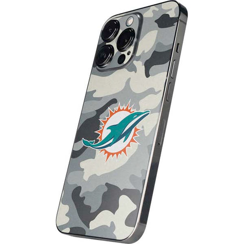 NFL Miami Dolphins Camo iPhone 14 Pro Skin
