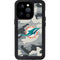 NFL Miami Dolphins Camo iPhone 14 Pro Waterproof Case