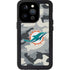 NFL Miami Dolphins Camo iPhone 14 Pro Waterproof Case