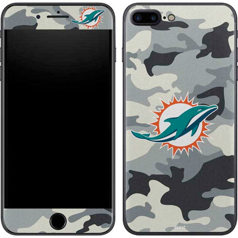 NFL Miami Dolphins Camo iPhone 8 Plus Skin