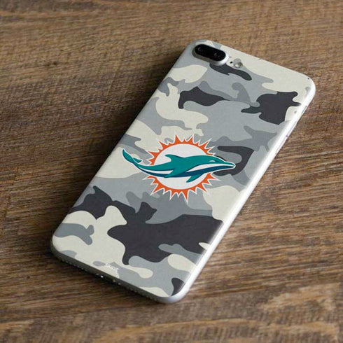 NFL Miami Dolphins Camo iPhone 8 Plus Skin