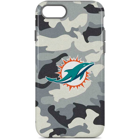 NFL Miami Dolphins Camo iPhone 8 Pro Case