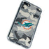NFL Miami Dolphins Camo iPhone SE (2nd & 3rd Gen) Clear Case