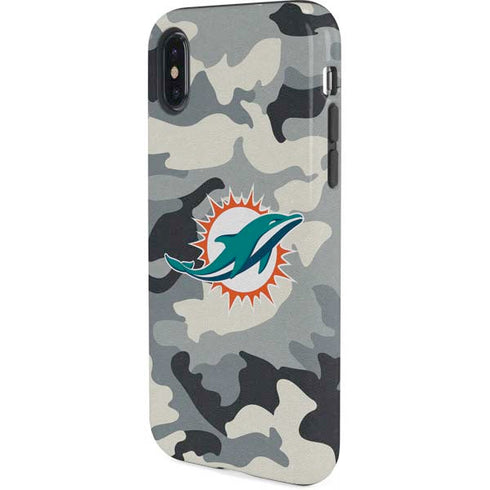 NFL Miami Dolphins Camo iPhone X Pro Case