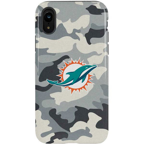 NFL Miami Dolphins Camo iPhone XR Pro Case