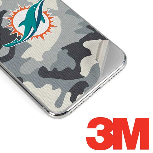 NFL Miami Dolphins Camo iPhone XS Max Skin