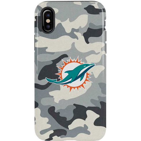 NFL Miami Dolphins Camo iPhone XS Pro Case