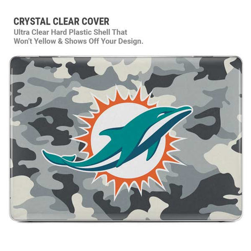 NFL Miami Dolphins Camo MacBook Pro 16in (2021-25) Case plus Skin