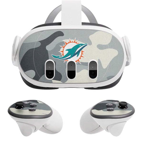 NFL Miami Dolphins Camo Meta Quest 3 Skin