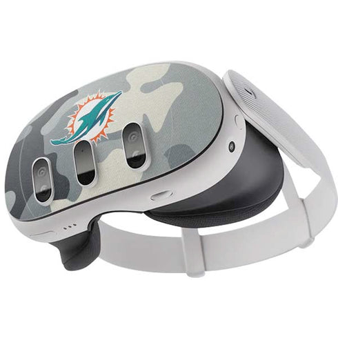 NFL Miami Dolphins Camo Meta Quest 3 Skin