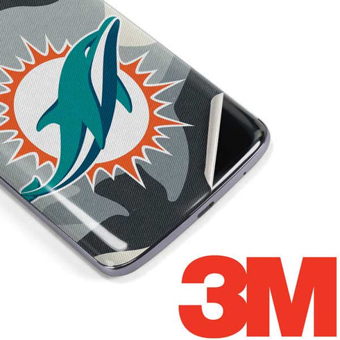 NFL Miami Dolphins Camo Moto E5 Plus Skin