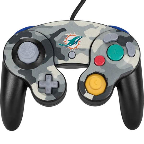 NFL Miami Dolphins Camo Nintendo GameCube Controller Skin
