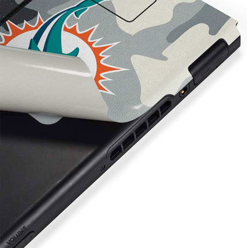 NFL Miami Dolphins Camo Nintendo Switch Bundle Skin