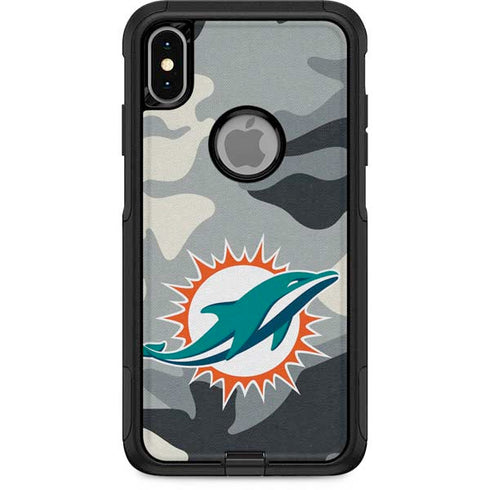 NFL Miami Dolphins Camo Otterbox Commuter iPhone Skin