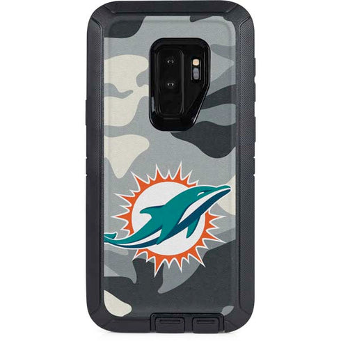 NFL Miami Dolphins Camo Otterbox Defender Galaxy Skin