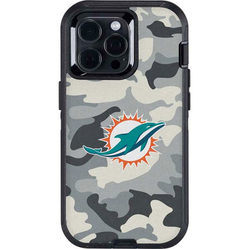 NFL Miami Dolphins Camo Otterbox Defender iPhone Skin