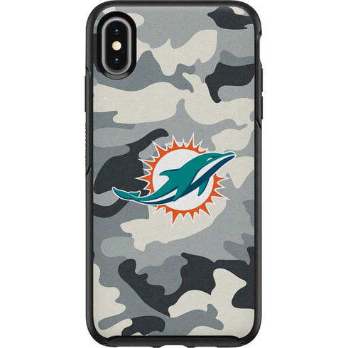NFL Miami Dolphins Camo Otterbox Symmetry iPhone Skin