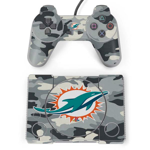 NFL Miami Dolphins Camo PlayStation Classic Bundle Skin