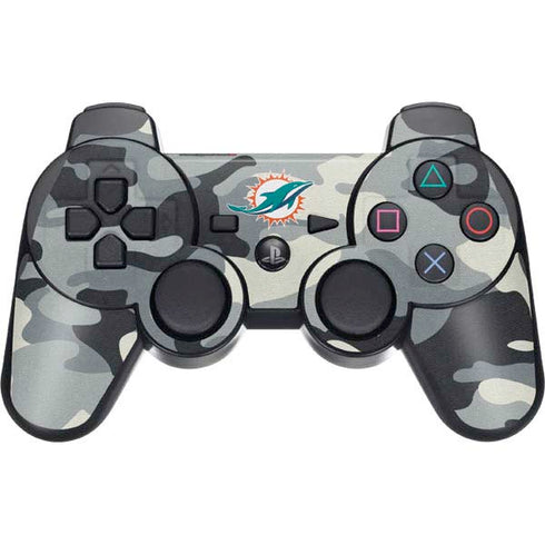 NFL Miami Dolphins Camo PS3 Dual Shock wireless controller Skin