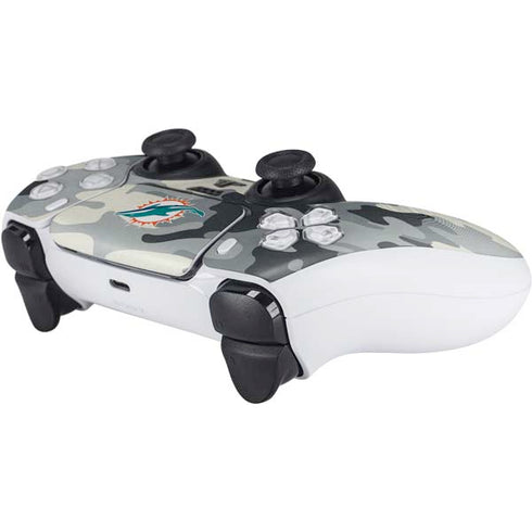 NFL Miami Dolphins Camo PS5 Controller Skin